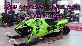 2021 Arctic Cat Alpha One Hardcore M8000!!!