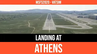 MSFS2020 - Wizz Air A320 Fenix Landing at Athens LGAV on Vatsim