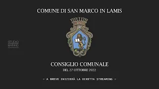 Consiglio Comunale San Marco in Lamis 27-10-2022