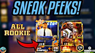ALL ROOKIE REVEAL! 210 OVR MASTERS AND EXCLUSIVE MAX! Madden Mobile 23