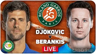 DJOKOVIC v BERANKIS | French Open 2021 | LIVE GTL Tennis Watchalong