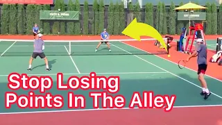 Stop Getting Beaten Down The Alley! (Doubles Tennis Strategy Explained)
