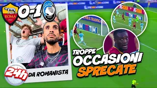 ⚽ PARTITA BUTTATA! 24 ORE da TIFOSO ROMANISTA | ROMA 0 - 1 ATALANTA REACTION dallo STADIO OLIMPICO