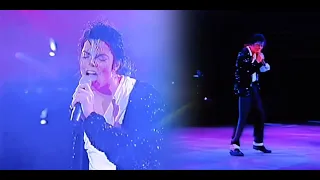 [ENHANCED COMPARISON] Michael Jackson – Billie Jean | Live in Seoul (1996) and Johannesburg (1997)