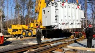 Moving large transformer in South Jersey