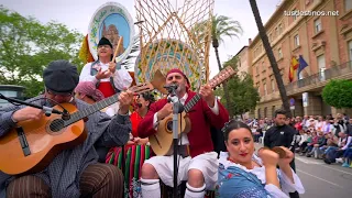 Desfile del Bando de la Huerta Murcia. Fiestas de primavera en Semana santa