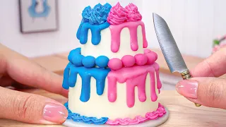 Pink VS Blue Cake 💙 Tasty Miniature Chocolate Cake Decorating | 1000+ Miniature Ideas By Mini Cakes