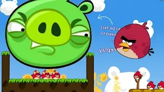 Angry Birds Cannon 3 - BLASH BAD PIGGIES HELP RED MEET GIRLFRIEND!