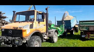 Unimog 1200 mit Heizhack 8-400