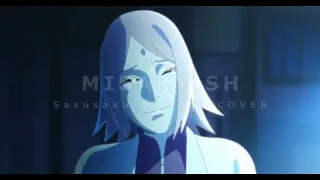 Sasuke and Sakura singing SAYONARA MOON [AI COVER]