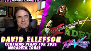 Talkulture Highlight: David Ellefson reveals MEGADETH is working on 2021 Tour!