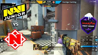 МАТЧ ЗА ВЫХОД В ПОЛУФИНАЛ! NaVi Junior vs Nemiga - Vulkan Fight Series 2020 - ЛУЧШИЕ МОМЕНТЫ CSGO