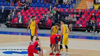 EL ПБК ЦСКА - MACCABI 76 - 72 Последние минуты 08.10.20