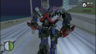 TRANSFORMERS MOD GTA SAN ANDREAS