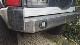 ***HOW TO MAKE CUSTOM OFF ROAD METAL REAR BUMPER(home made)🥇🎆🎇