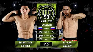 №9 BADMATSYREN DORZHIEV vs BASHLAM AMADOV BFC 58