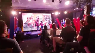 Guilty Gear Strive reaction, along with crowd. ArcRevo America 2019