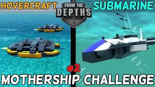 I Built Bizarre Submarine Drones Because I can't Be Normal | From The Depths Drone Challenge Run