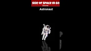 The Size of Space in 60 Seconds #space #facts #shorts