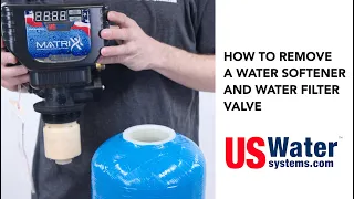 How To Remove A Water Softener Valve - DIY