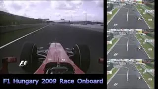 F1 Hungary 2009 - Kimi Raikkonen Onboard Start + First Laps