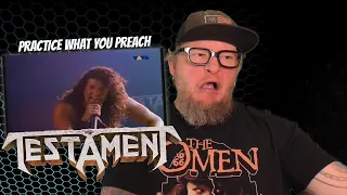 TESTAMENT - Practice What You Preach (Flashback Reaction)