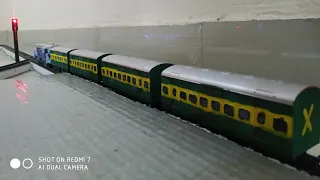 Garib Rath Train Amazing Run Centy Toy Train Departure #indianrailways #toys #miniature