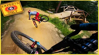 Chasing A Pro Slopestyle Rider Down a Bike Park