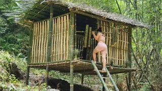 full video set of 10 days - Building off grid -  living off the grid - solo bushcraft