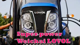 Weichai lovol tractor working video tracteur for agricure farm traktor
