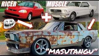 HOW & WHY I BUILT THE WORLD'S MOST *OFFENSIVE* FORD MUSTANG!! ("Masutangu" Overview)