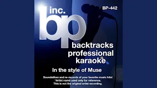 Supermassive Black Hole (Karaoke Lead Vocal Demo) (In the Style of Muse)