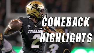 Shedeur Sanders Colorado State COMEBACK HIGHLIGHTS