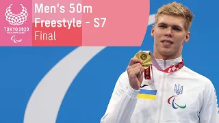 Men's 50m Freestyle - S7 | Final | Swimming | Tokyo 2020 Paralympic Games