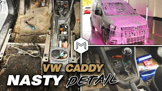 Deep Cleaning a NASTY VW Caddy | Insane Detailing Transformation !