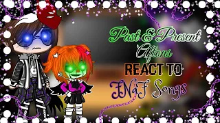 Past & Present Aftons React To FNaF Songs // (Original)