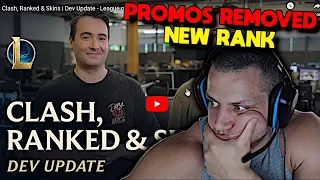 Tyler1 Reacts to League of Legends Dev Update - Emerald Rank, Removing Promos