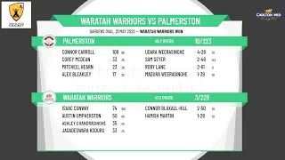 D&DCC - Carlton Mid Premier Grade - Round 7 - Waratah Warriors v Palmerston