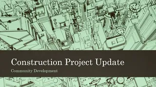 2022 Construction Project Update - September 26, 2022