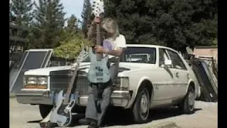 Blue Cheer Dickie Peterson receives his Custom Bass Guitar from Bill Baker 2007 first posting