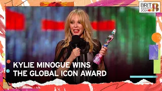 Kylie Minogue Accepts Her Global Icon Award | The BRIT Awards 2024