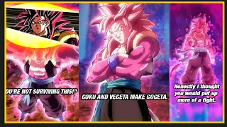 New* SSJ4 Limit Breaker Gogeta LR Super Attacks Animations Fan Made