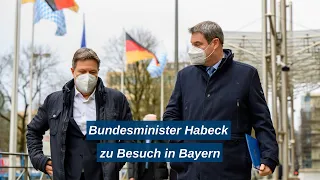 Bundesminister Dr. Robert Habeck zu Besuch in Bayern (20.01.22) - Bayern