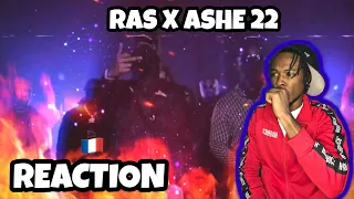 AMERICAN REACTS TO FRENCH RAP | RAS - O'block feat. Ashe 22 ( Clip Officiel) W/ENGLISH LYRICS