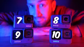 GoPro HERO 10 vs 9 vs 8 vs 7! | VERSUS