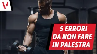 5 errori da non fare in palestra