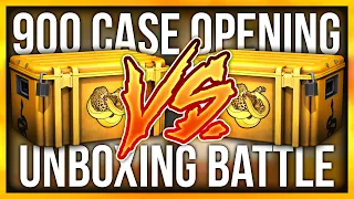 CS:GO 900 CASE OPENING BATTLE