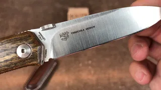 Нож Fox Knives FFX 525 B, Bocote Wood, N690 Design by Bob Terzuola