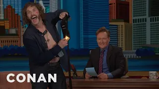 T.J. Miller Burns His Trump Tie | CONAN on TBS