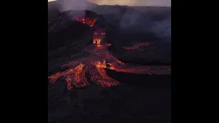 Volcano by drone #Shorts